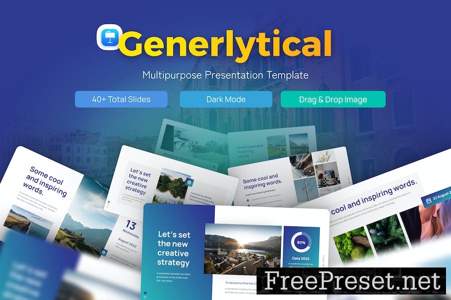 Generlytical Professional Keynote Template ZQHZ7CZ