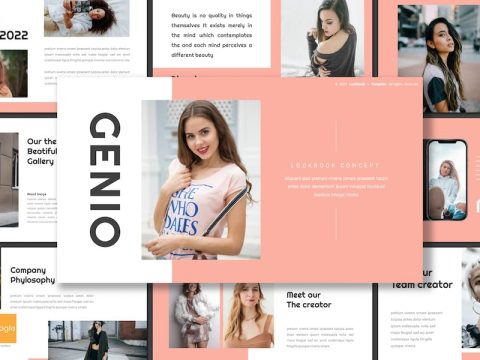 Genio - Lookbook Google Slides Template 8DYTA7Z