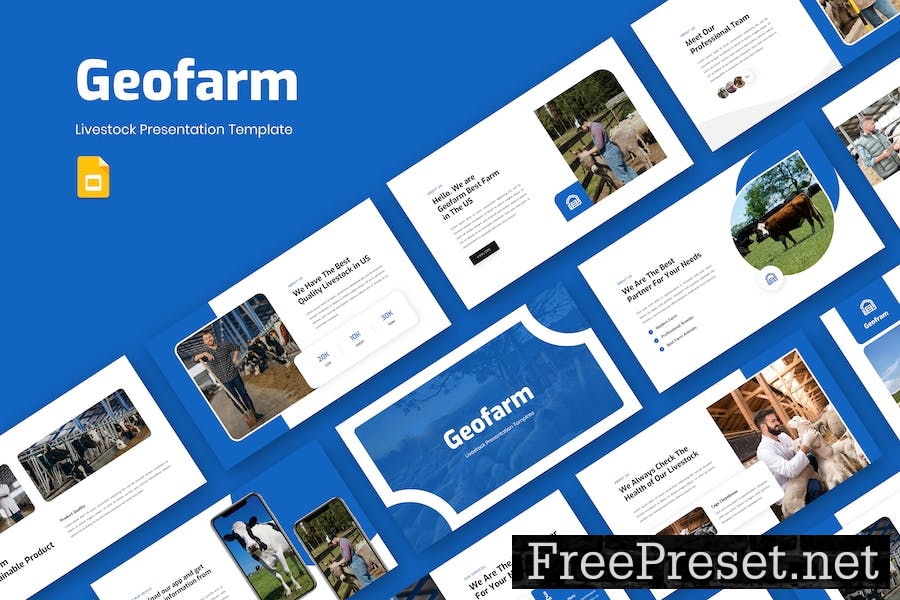 Geofarm - Livestock Google Slide Template 6XZZLPH