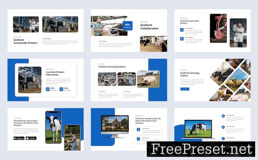 Geofarm - Livestock Keynote Template 5SPXXPJ