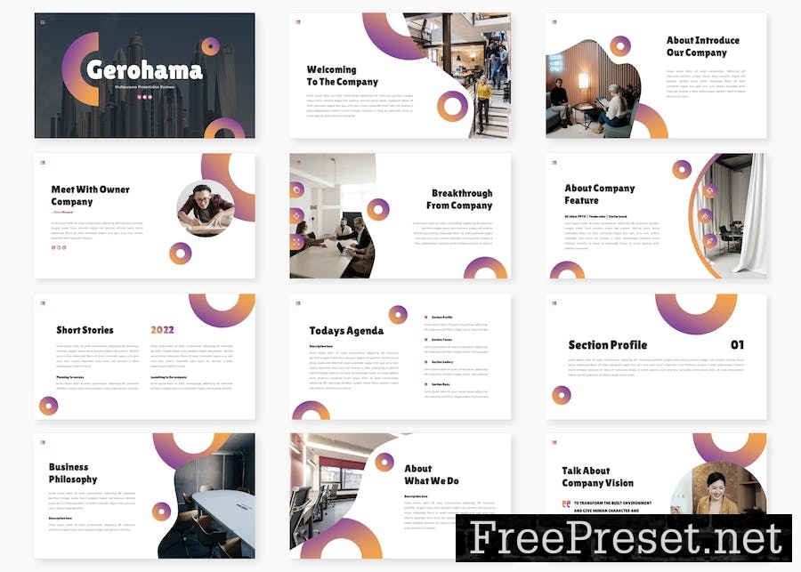 Gerohama - Multipurpose Google Slides Template 6KACG45