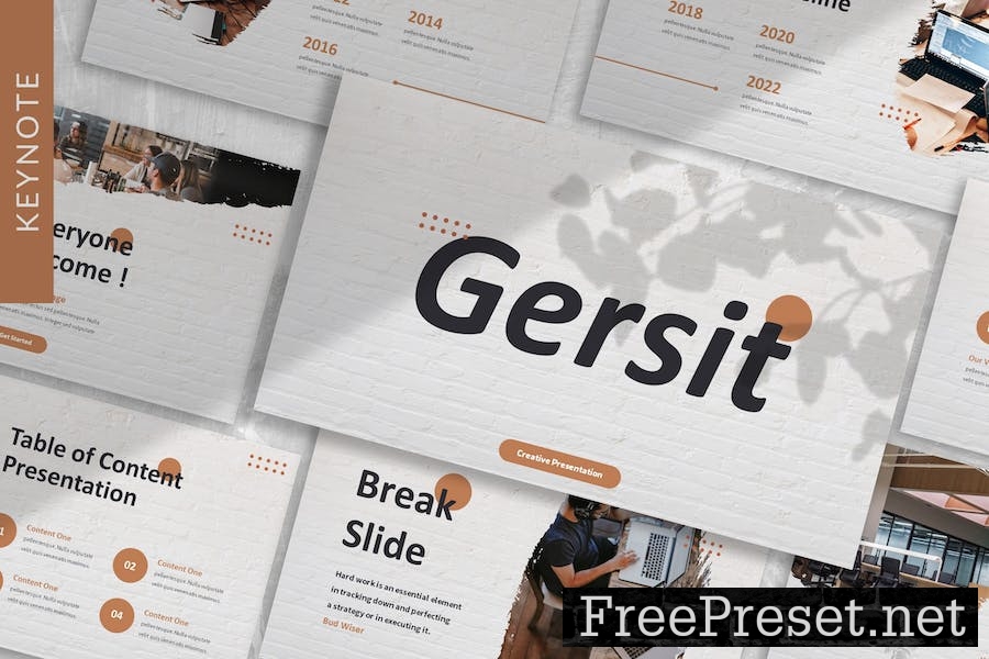 Gersit - Business Keynote Template E8S537M