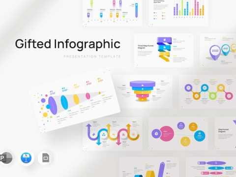 Gifted Infographic Keynote Template 4C9RGEE