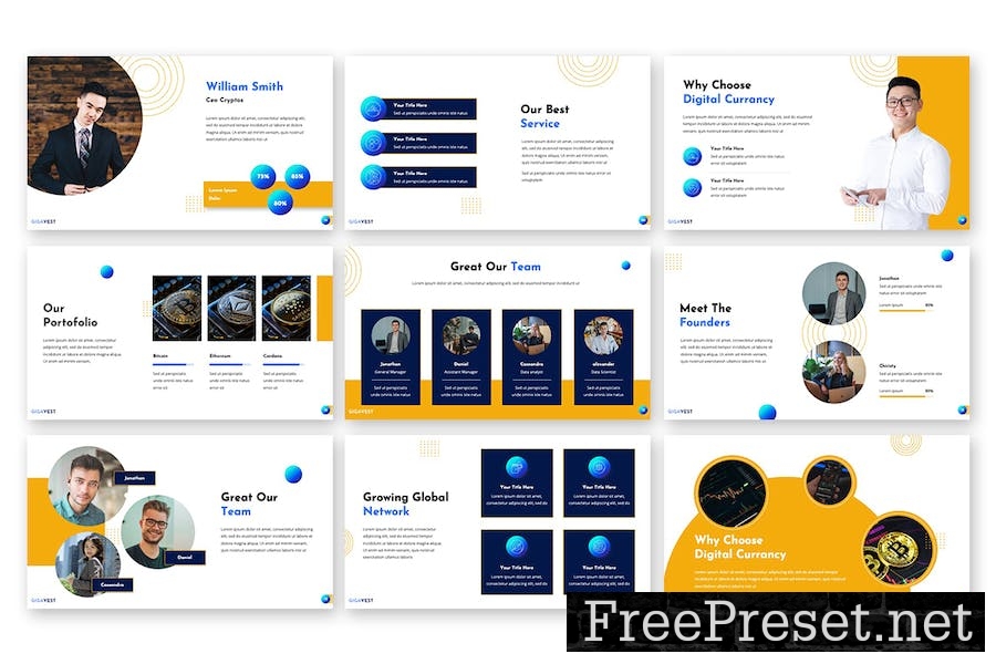 Gigavest - Keynote Template 3GDABPE