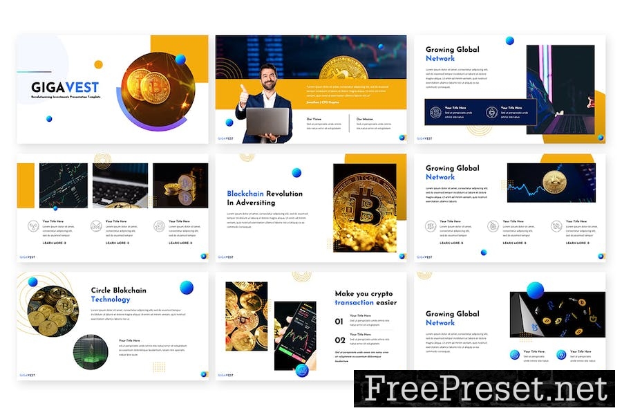 Gigavest - Keynote Template 3GDABPE