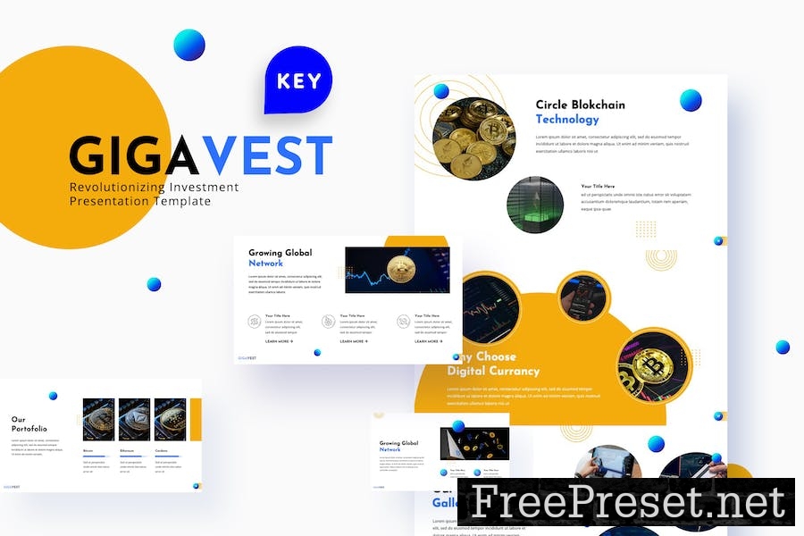 Gigavest - Keynote Template 3GDABPE