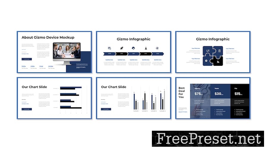 Gizmo Business Presentation Google Slide Template KHP2T6C