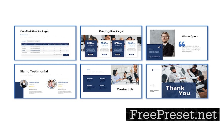 Gizmo - Business Presentation Keynote Template 82GXPQY