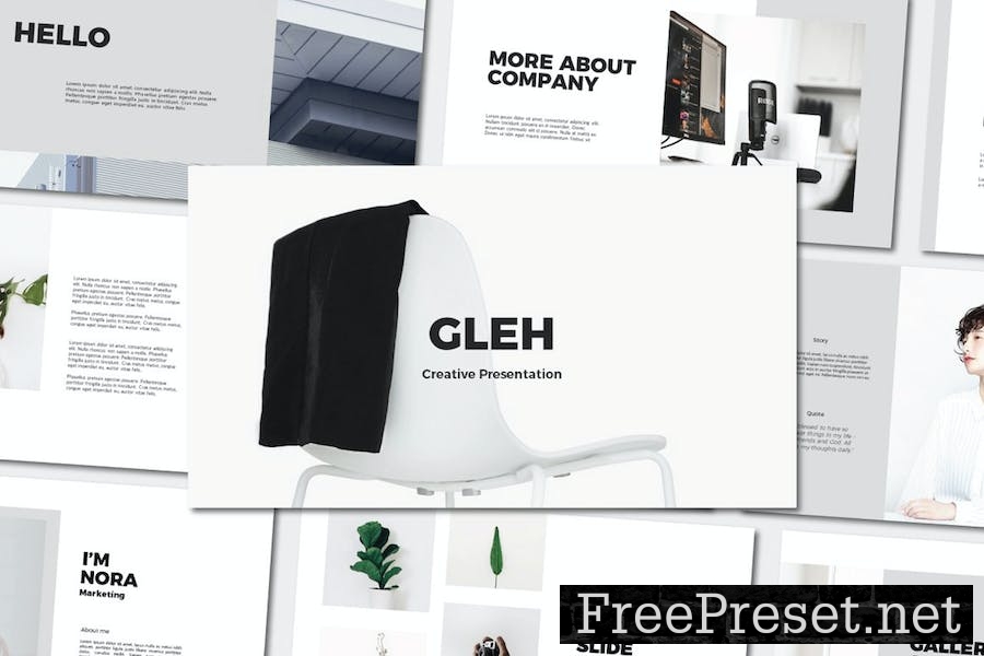 Gleh | Powerpoint Template FCV7P8E