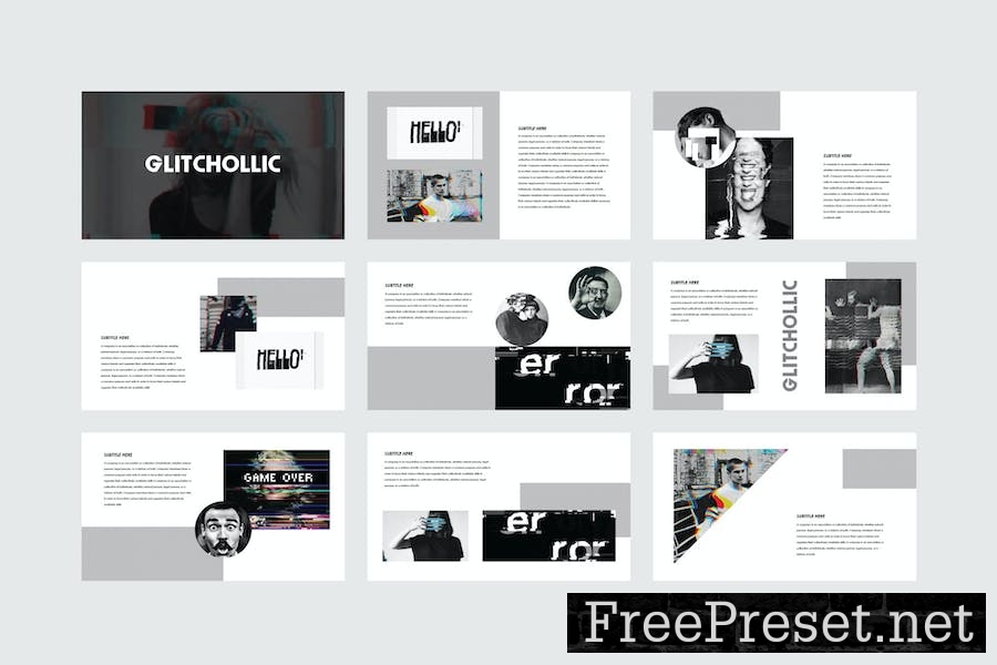 Glitcholic - Keynote Template KQKN7GF