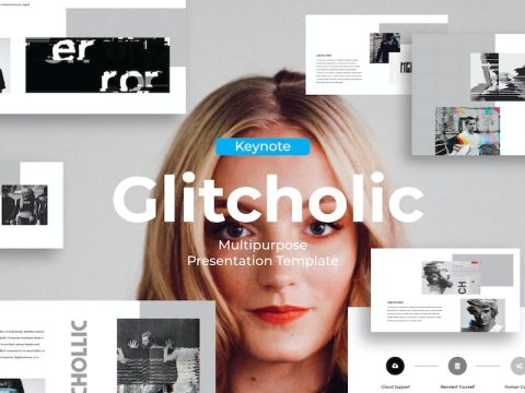 Glitcholic - Keynote Template KQKN7GF