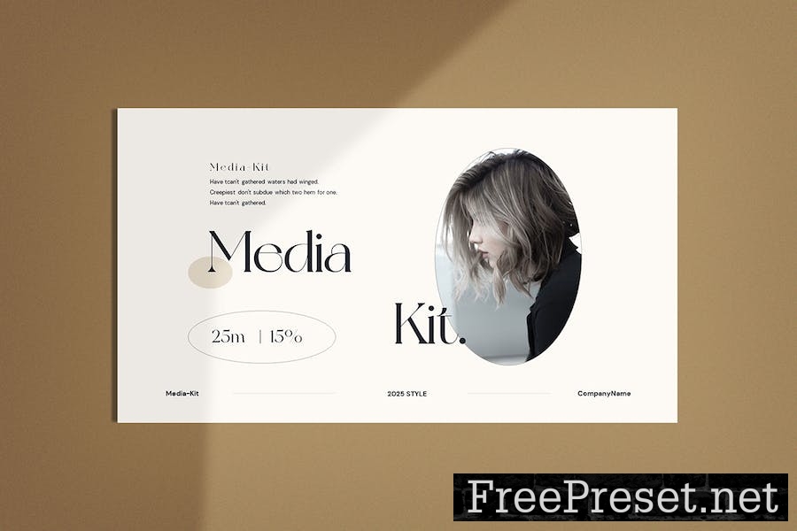 Gloriya Media Kit Template SZU7Z7L