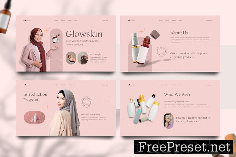 Glowskin Presentation Keynote Business Proposal LXYXN8B