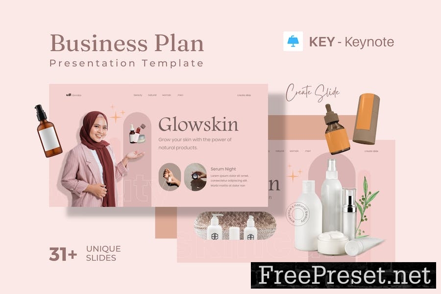 Glowskin Presentation Keynote Business Proposal LXYXN8B