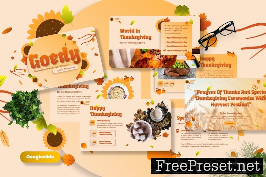 Goedy - Thanksgiving Googleslide Template L7UUFCJ