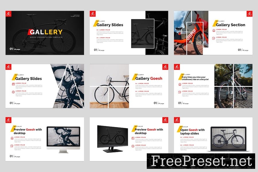 Goesh - Bicycle Sports Club Keynote Template 42U4GCU