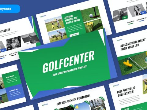 GOLFCENTER - Golf Keynote Template ZNRYCYR