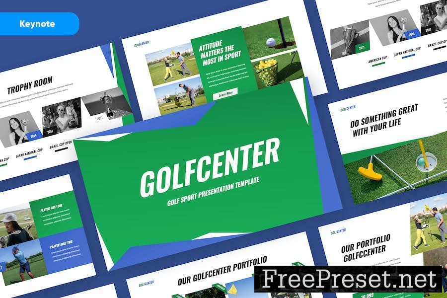 GOLFCENTER - Golf Keynote Template ZNRYCYR