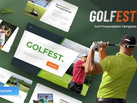 Golfest - Golf Club Keynote Template 7FN9MBN