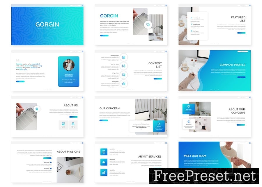 Gorgin - Business Keynote Template MACDKDH