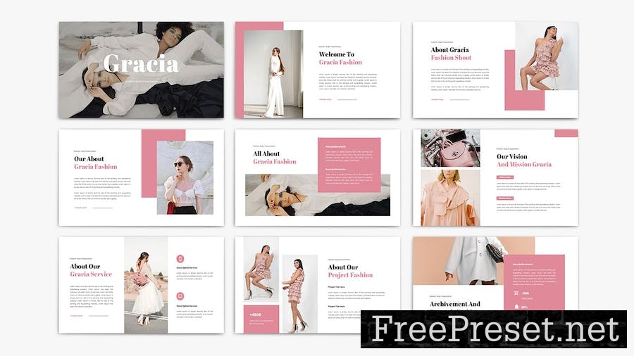 GRACIA FASHION - Keynote Template ABG7J4Q