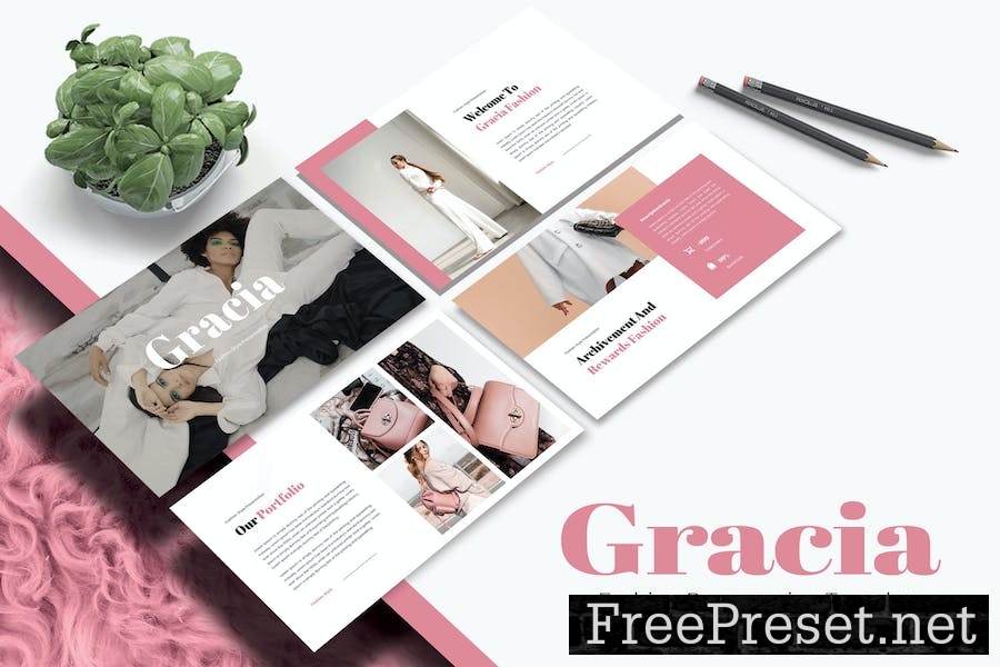 GRACIA FASHION - Keynote Template ABG7J4Q