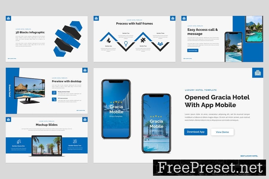 Gracia - Luxury Hotel Keynote Template A5NSSNZ