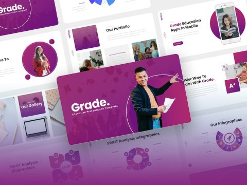 Grade - Education Keynote Template A2TE9VF