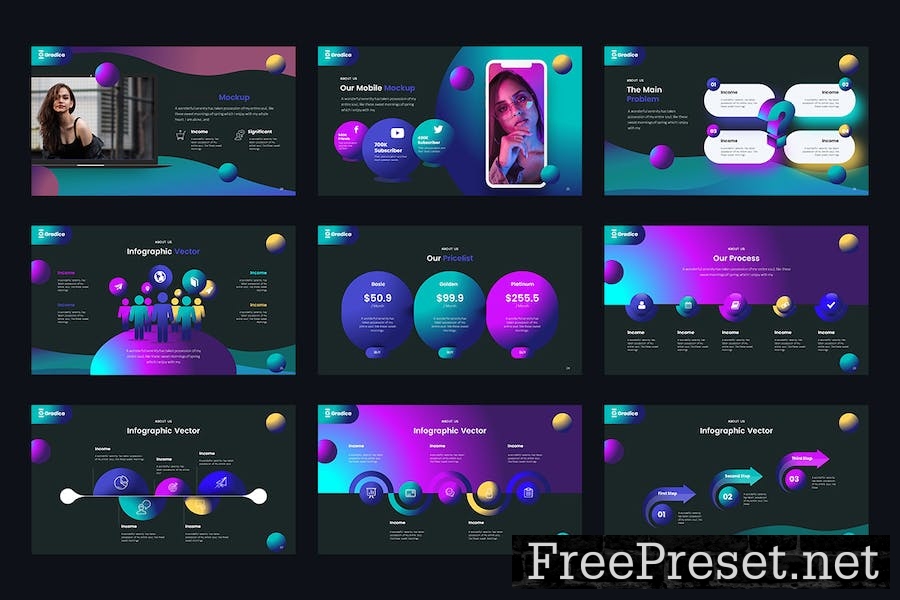 Gradica Keynote Templates KT6WKXZ