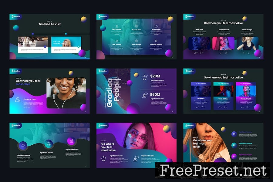 Gradica Keynote Templates KT6WKXZ