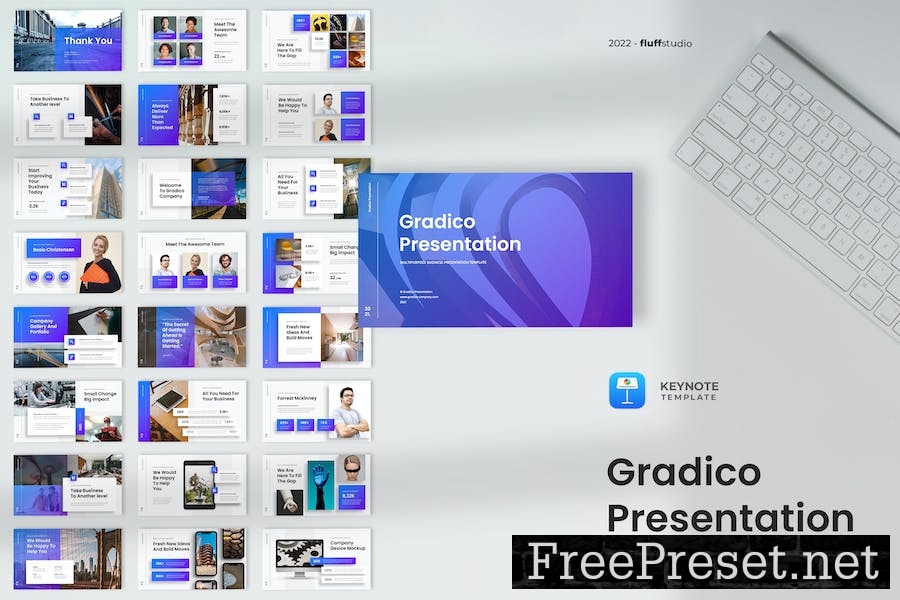 Gradico - Business Keynote Template ZRB6XF5