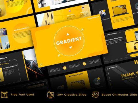 Gradient - Creative Business Keynote Template BCYUMLQ