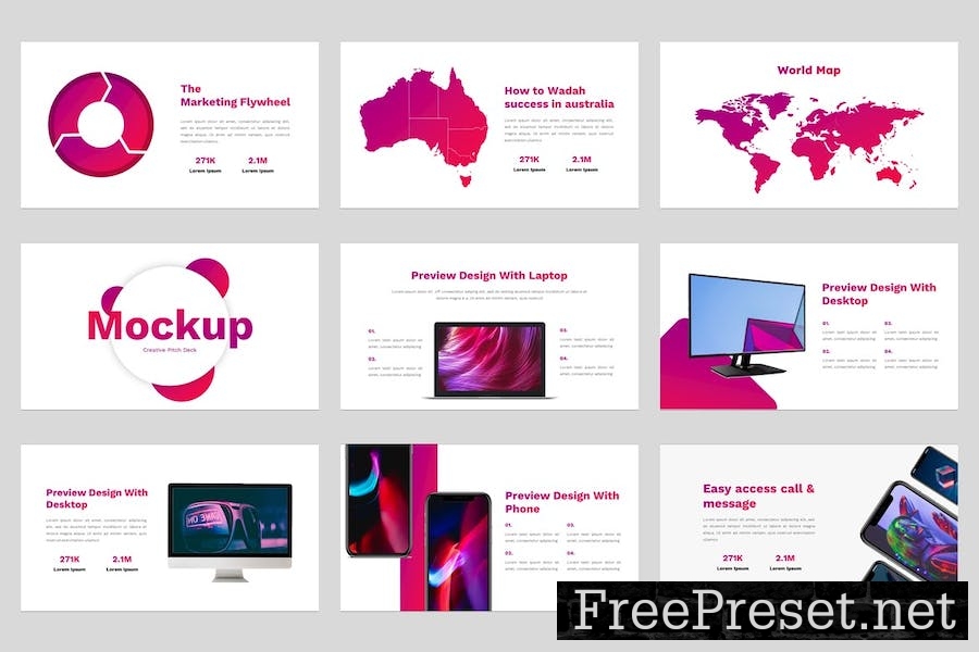 Gradienta Creative Pitch Deck Powerpoint Template 547VSR9