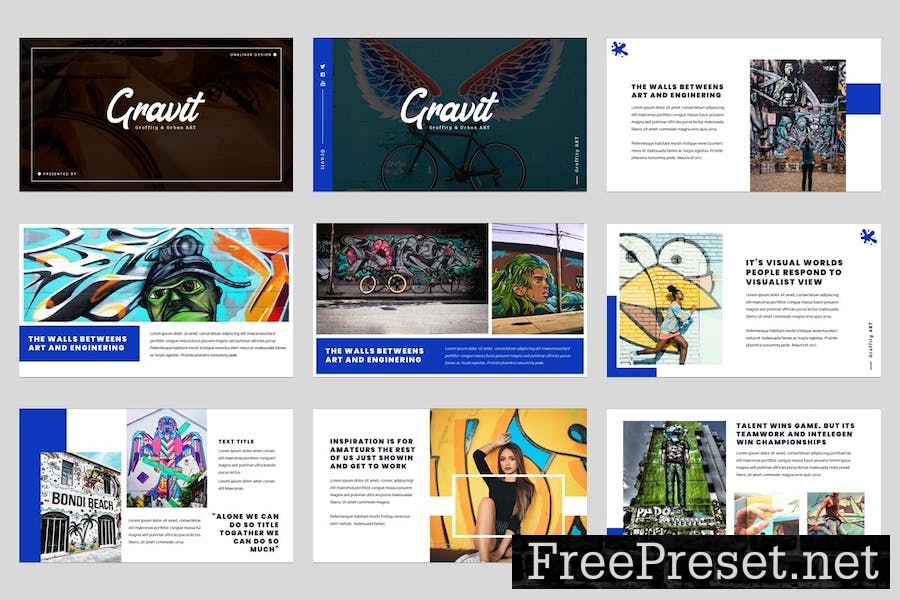 Gravit - Creative Keynote Template TAGN5WL