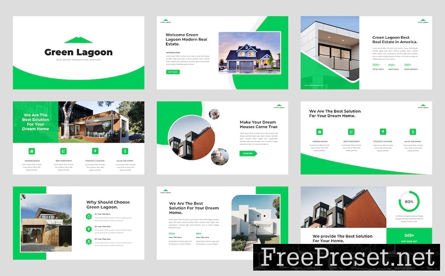 Green Lagoon - Real Estate Keynote Template VRJ4LR8