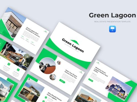 Green Lagoon - Real Estate Keynote Template VRJ4LR8