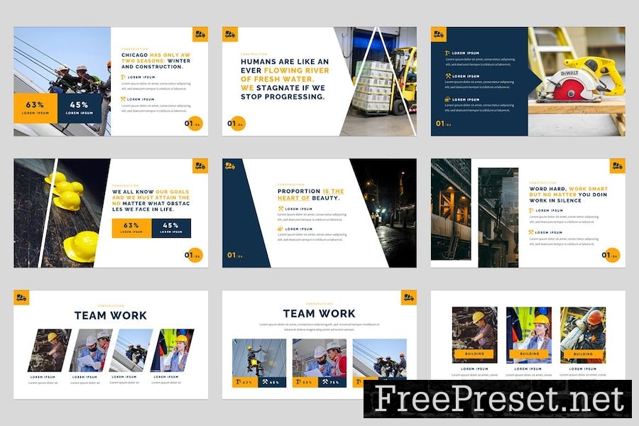 Grendo - Construction Keynote Template GRWKP5A