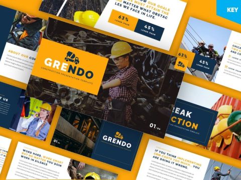 Grendo - Construction Keynote Template GRWKP5A