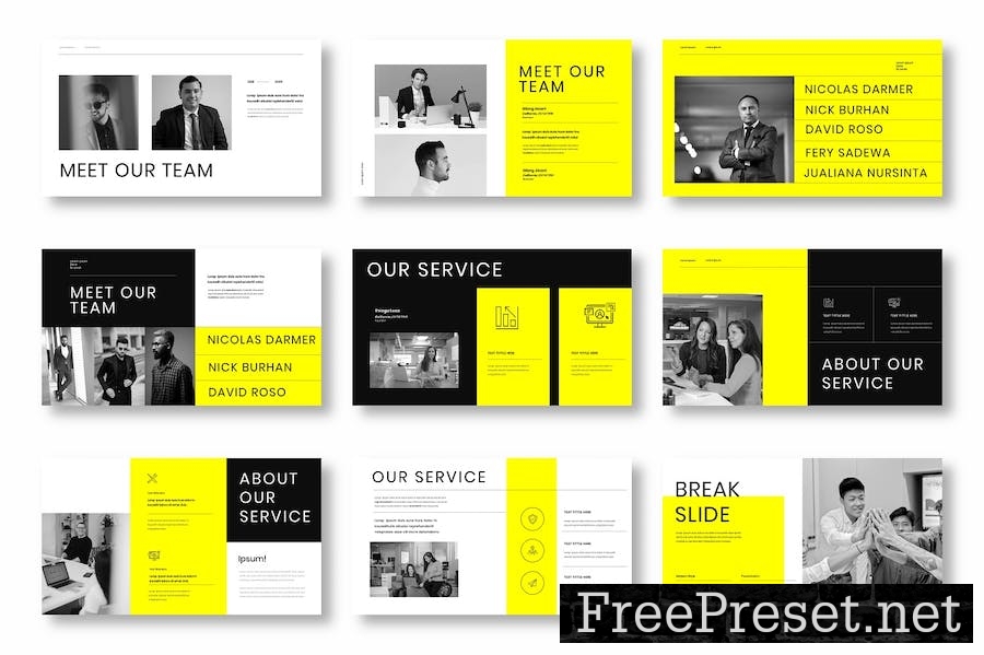Grizly – Business Keynote Template LP78NQW