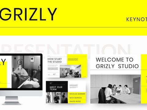 Grizly – Business Keynote Template LP78NQW