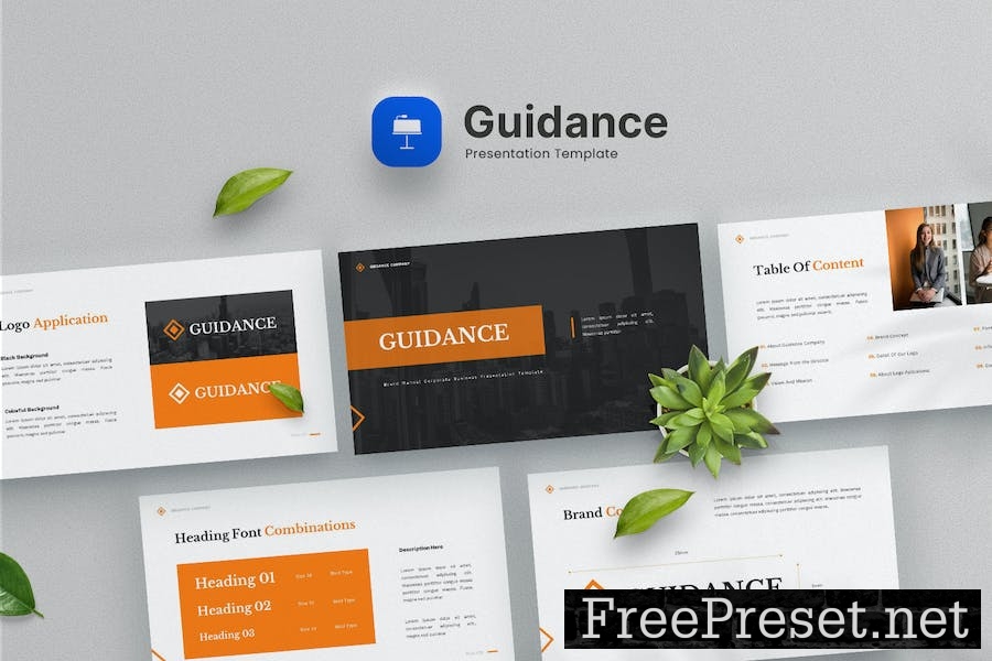 Guidance - Brand Manual Keynote Template 8S4EF3G