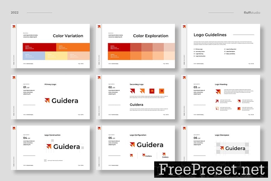 Guidera - Brand Guideline Keynote Template PDZYQVG