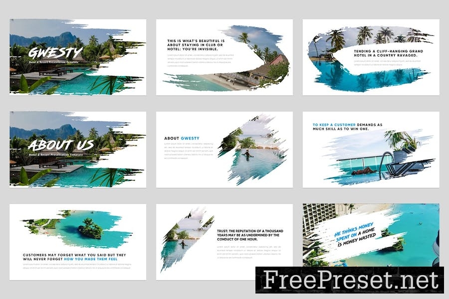 Gwesty - Hotel and Resort Keynote Template 9YVR8RE