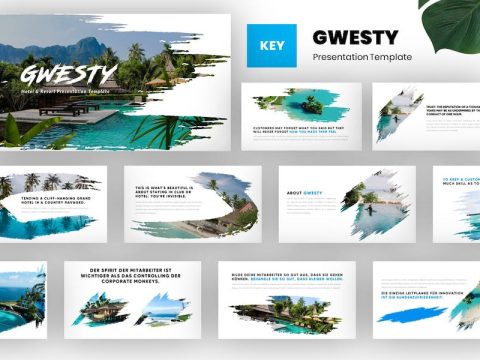 Gwesty - Hotel and Resort Keynote Template 9YVR8RE