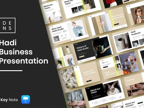 Hadi – Business Keynote Template 34LGVFW