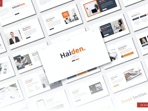 Haiden Business Powerpoint Presentation Template 5BE44CZ