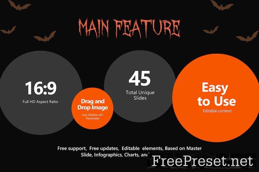 Halloween Creative Spooky Keynote Template YY77P7P