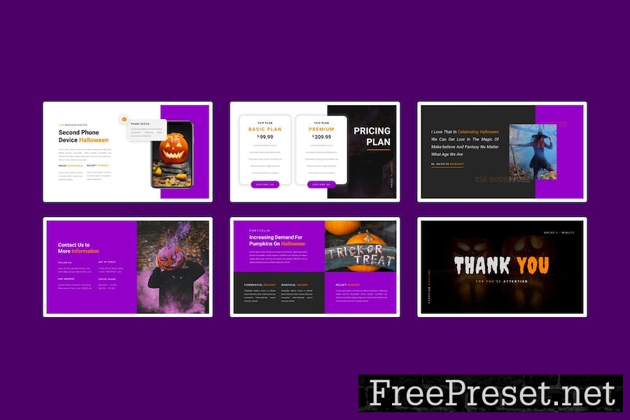 Halloween – Creative Presentation Google Slide NZAKP6X