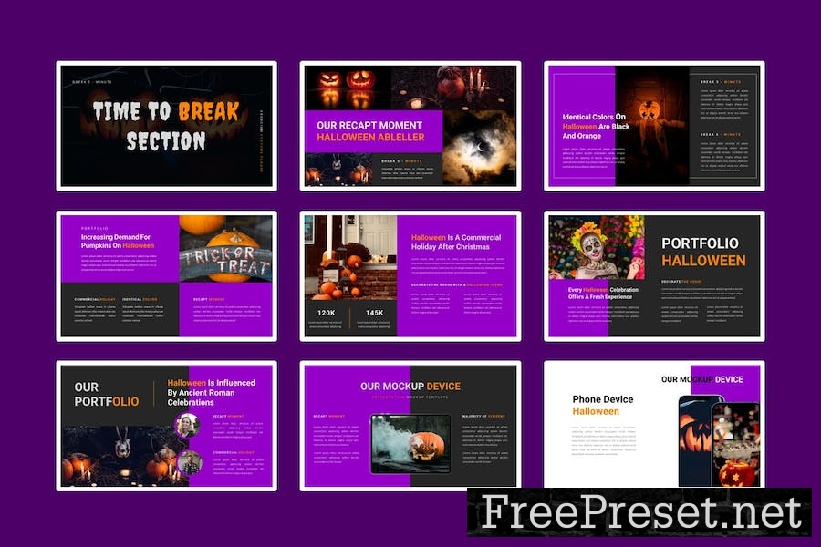 Halloween – Creative Presentation Google Slide NZAKP6X