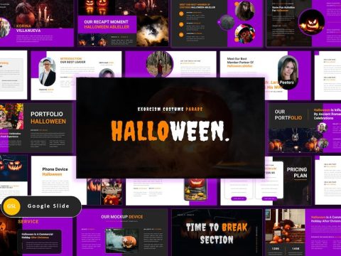 Halloween – Creative Presentation Google Slide NZAKP6X